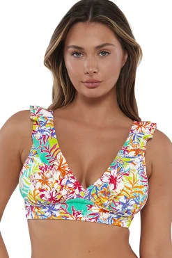 Sunsets Botanical Bliss Sandbar Rib Willa Wireless Top