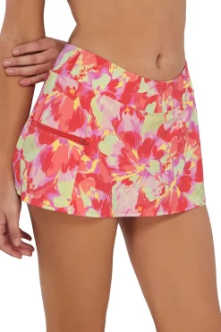 Sunsets Butterfly Beach Sporty Swim Skirt