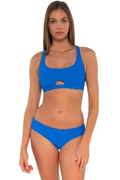 Sunsets Electric Blue Brandi Bralette Top