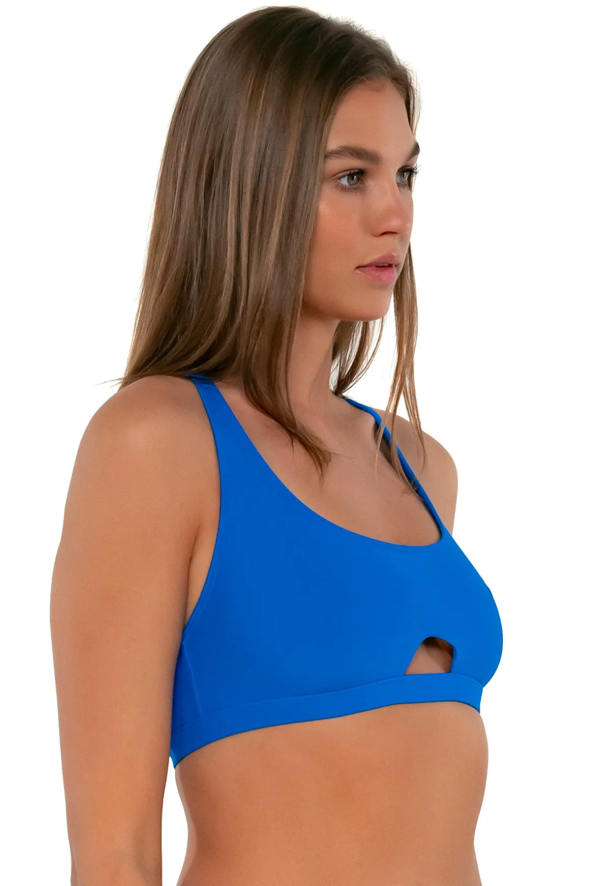 Sunsets Electric Blue Brandi Bralette Top