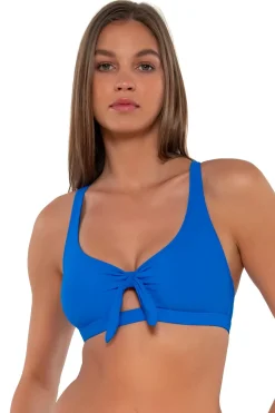 Sunsets Electric Blue Brandi Bralette Top