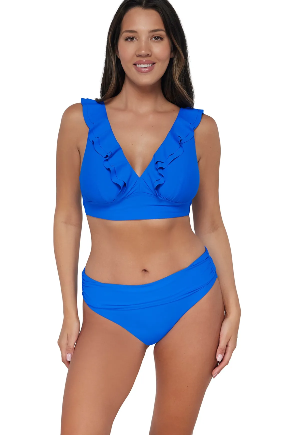 Sunsets Electric Blue Willa Wireless Top