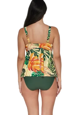 Sunsets Escape Amber Oasis Marin Tankini Top