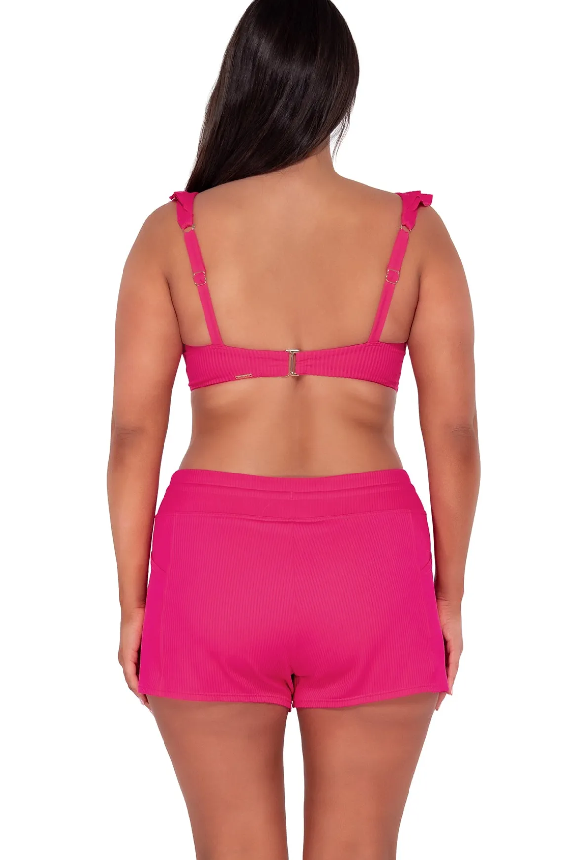 Sunsets Escape Begonia Sandbar Rib Laguna Swim Short