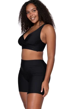 Sunsets Escape Black Bayside Bike Short