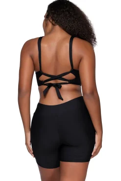 Sunsets Escape Black Bayside Bike Short