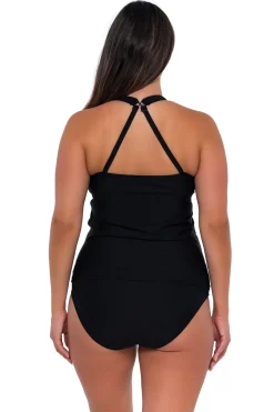 Sunsets Escape Black Emerson Tankini Top