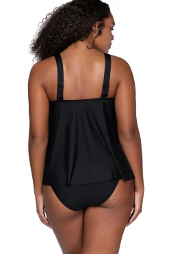 Sunsets Escape Black Sadie Tankini Top