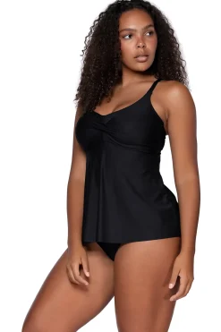 Sunsets Escape Black Tori Tankini