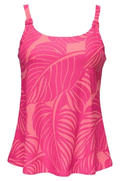 Sunsets Escape Blushing Palms Sandbar Rib Jenna Tankini Top