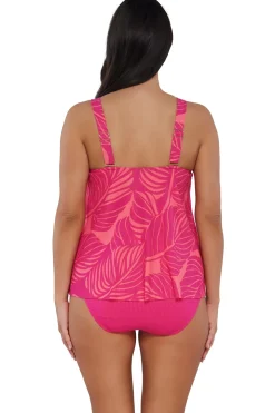 Sunsets Escape Blushing Palms Sandbar Rib Sadie Tankini Top