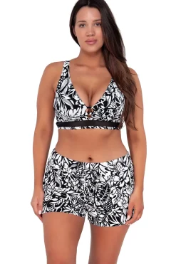Sunsets Escape Caribbean Seagrass Texture Laguna Swim Short