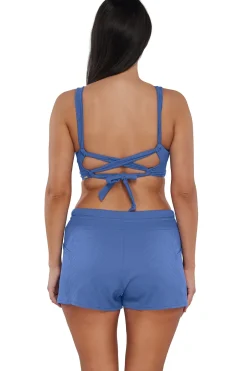 Sunsets Escape Harbor Blue Sandbar Rib Laguna Swim Short