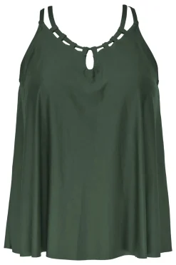Sunsets Escape Island Green Sadie Tankini Top