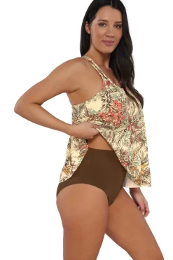 Sunsets Escape Island Spice Sadie Tankini Top
