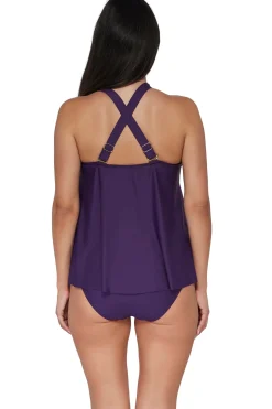 Sunsets Escape Paradise Plum Sadie Tankini Top