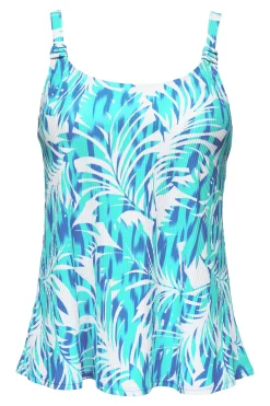 Sunsets Escape Sea Breeze Sandbar Rib Jenna Tankini Top