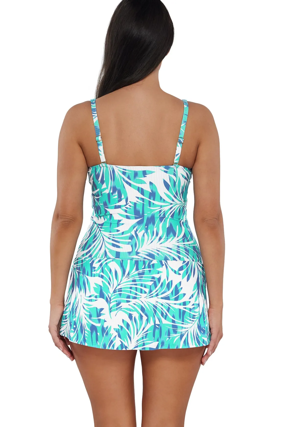 Sunsets Escape Sea Breeze Sandbar Rib Sienna Swim Dress