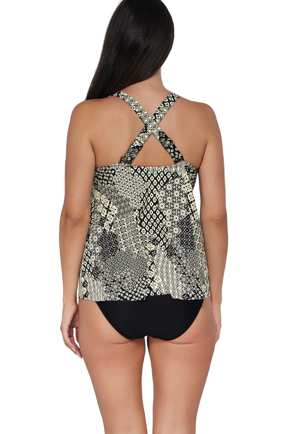 Sunsets Escape Venice Seagrass Texture Sadie Tankini Top