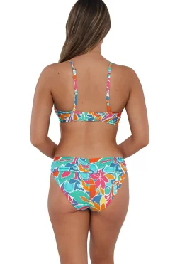 Sunsets Festive Floral Sandbar Rib Unforgettable Bottom