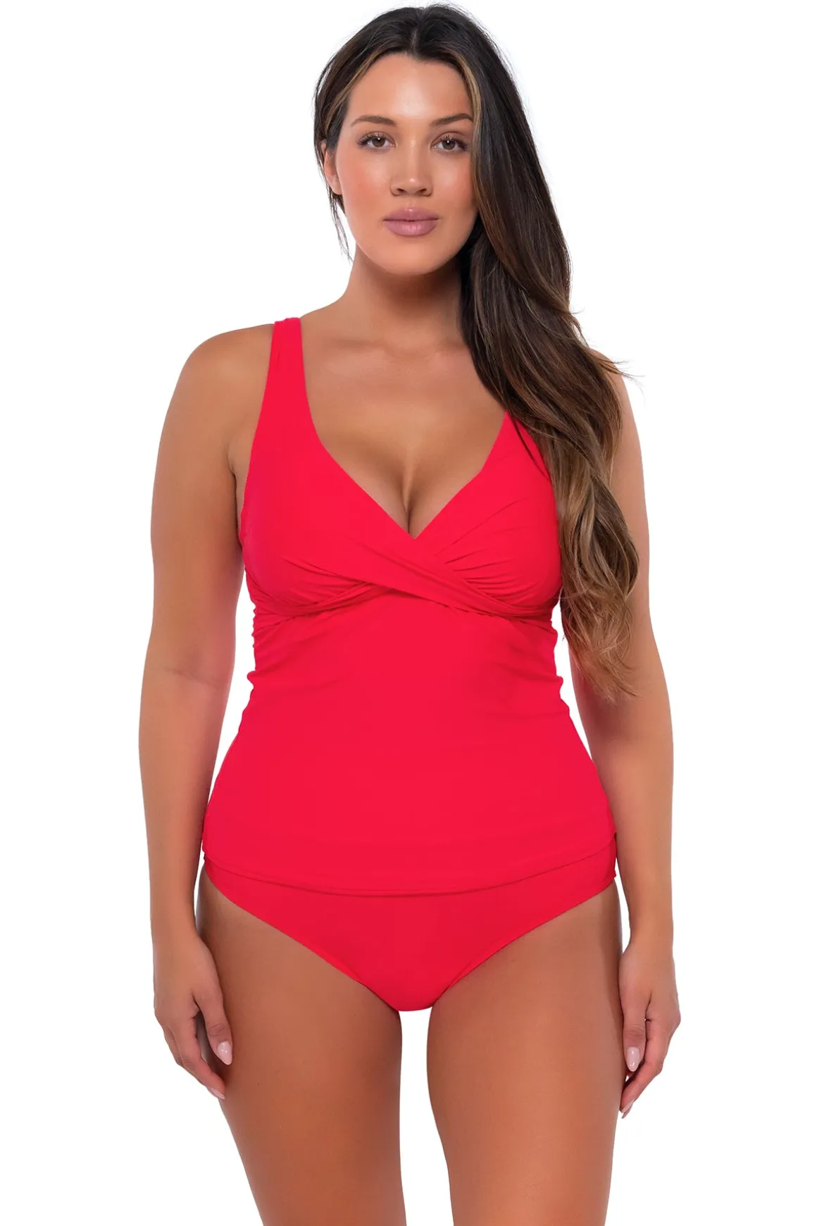 Sunsets Geranium Elsie Tankini Top