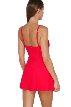 Sunsets Geranium Naomi Swim Dress One Piece