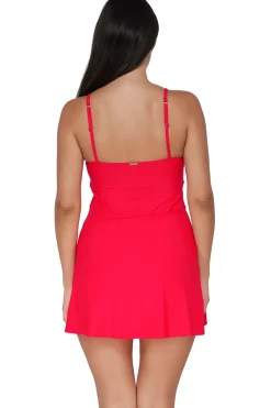 Sunsets Geranium Naomi Swim Dress One Piece
