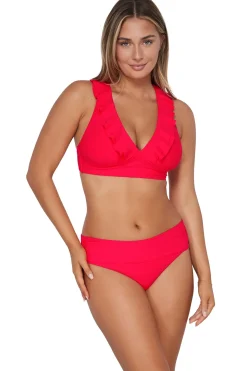 Sunsets Geranium Willa Wireless Top