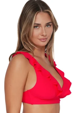 Sunsets Geranium Willa Wireless Top