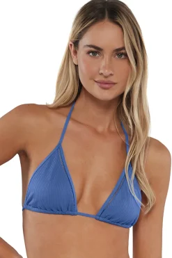 Sunsets Harbor Blue Sandbar Rib Laney Triangle Top