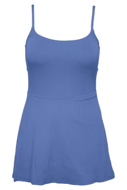 Sunsets Harbor Blue Sandbar Rib Naomi Swim Dress One Piece