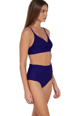 Sunsets Indigo Capri High Waist Bottom
