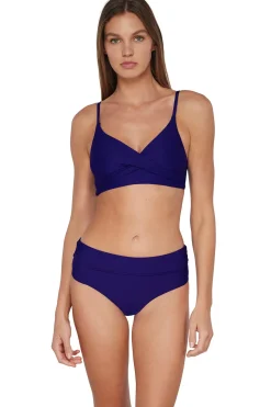 Sunsets Indigo Capri High Waist Bottom