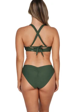 Sunsets Island Green Alana Reversible Hipster Bottom