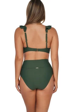 Sunsets Island Green Hannah High Waist Bottom