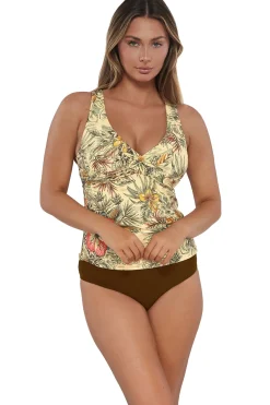 Sunsets Island Spice Elsie Tankini Top