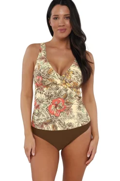 Sunsets Island Spice Elsie Tankini Top