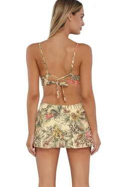 Sunsets Island Spice Sporty Swim Skirt