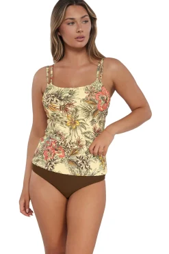 Sunsets Island Spice Taylor Tankini Top