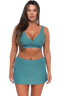 Sunsets Ocean Sporty Swim Skirt