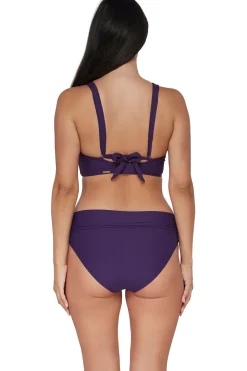 Sunsets Paradise Plum Capri High Waist Bottom