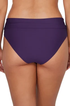 Sunsets Paradise Plum Capri High Waist Bottom