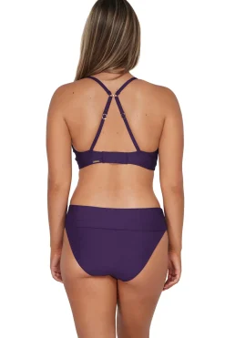 Sunsets Paradise Plum Hannah High Waist Bottom