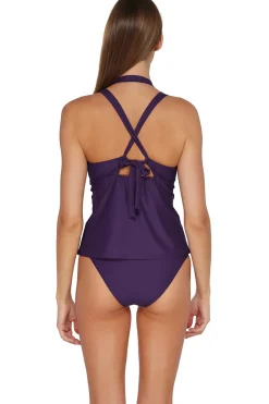 Sunsets Paradise Plum Mia Tankini Top