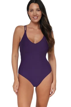 Sunsets Paradise Plum Veronica One Piece