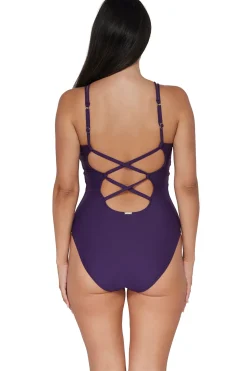 Sunsets Paradise Plum Veronica One Piece
