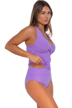 Sunsets Passion Flower Elsie Tankini Top