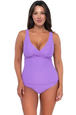 Sunsets Passion Flower Elsie Tankini Top