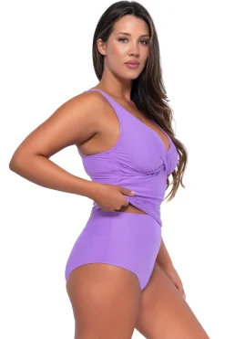 Sunsets Passion Flower Elsie Tankini Top