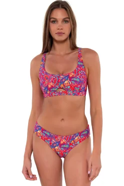 Sunsets Rue Paisley Brandi Bralette Top